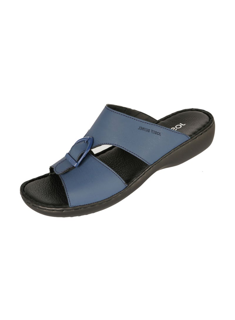 Josef Seibel 071-2021 Josef Seibel Mens Comfort Sandals Blue - Image 3