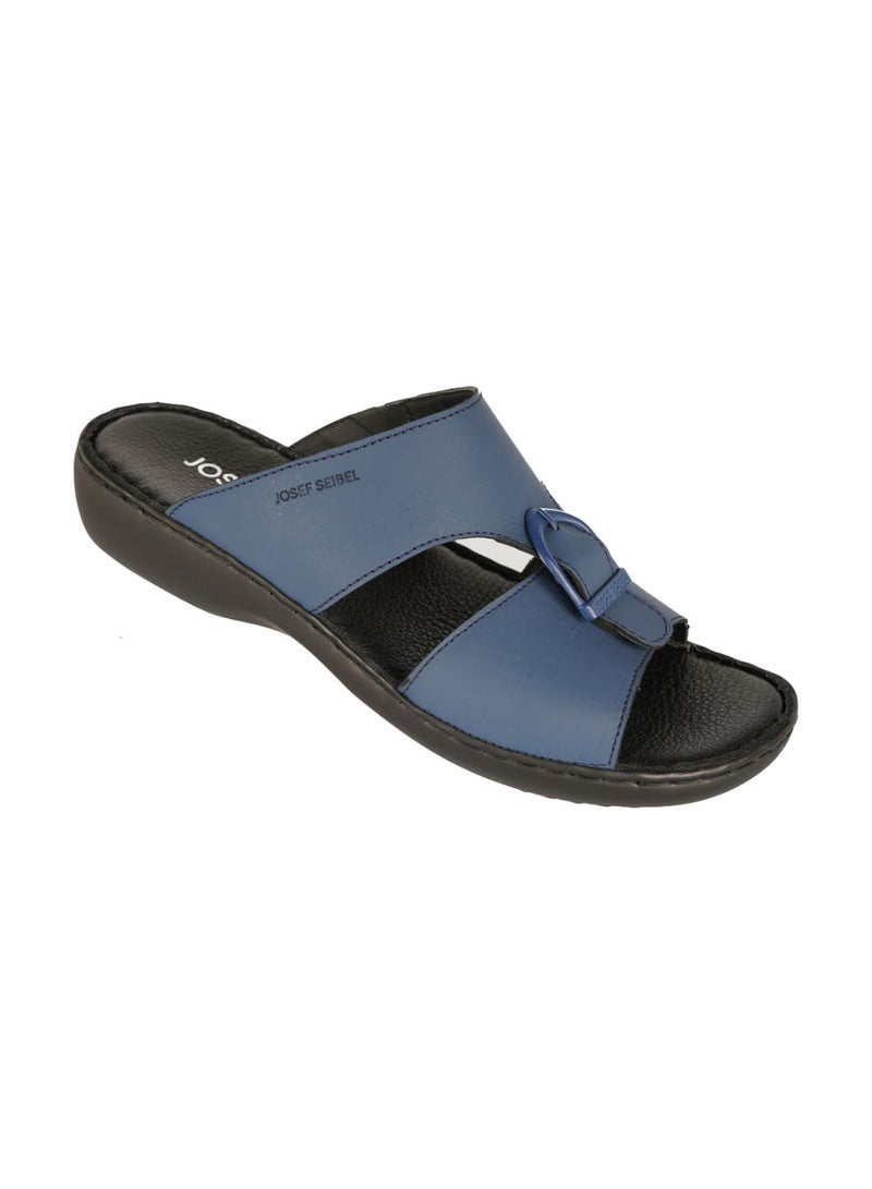 Josef Seibel 071-2021 Josef Seibel Mens Comfort Sandals Blue - Image 1
