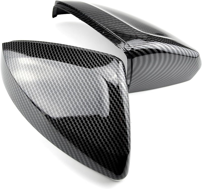 Vuzmode Carbon Fiber Side Mirror Covers for VW Polo Mk6 - Image 2