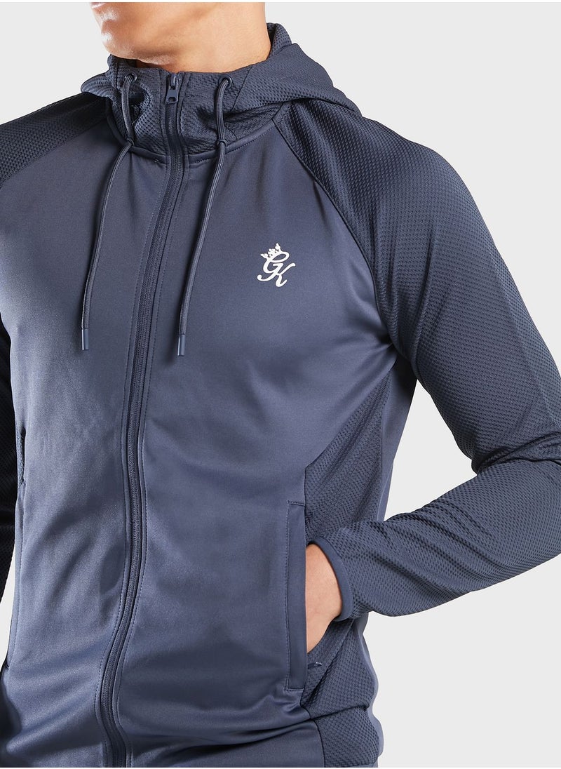 Gym King - Ascent Panel Hoodie - Image 1