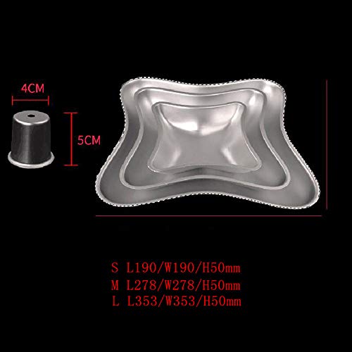 studyset 3 Pcs Cakes Pan Cake Baking Mold,Pillow Cake Pan Set DIY Pillow Shape Aluminum Cake Molds Set - Image 3
