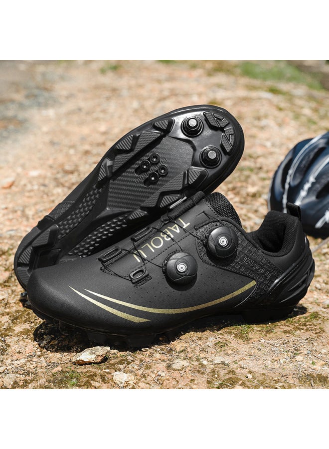 New Style Lock-free Cycling Shoes For Men, Breathable Professional Road Bike Lock Shoe Set, Hard-soled Bicycle Shoes, Mountain Bike Shoes