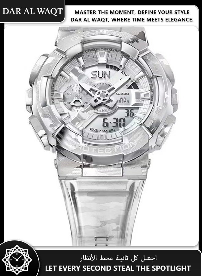 Casio G-Shock GM-110SCM-1A Men's Analog-Digital Camouflage Skeleton Wristwatch - Image 3