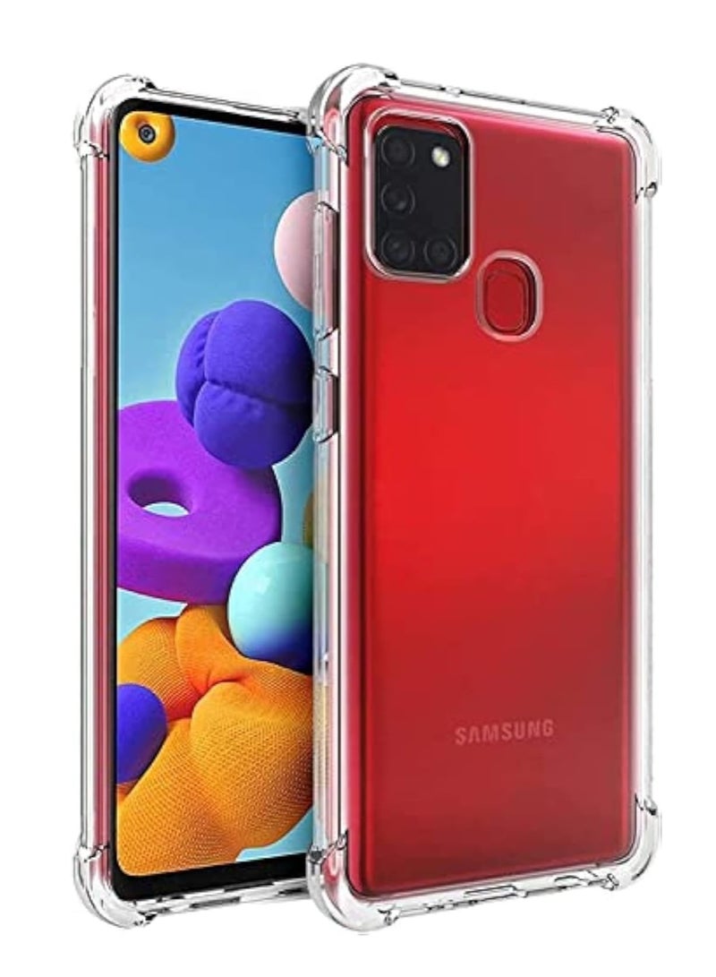For Samsung Galaxy A21S Back King Kong super protection 4 cornal - clear