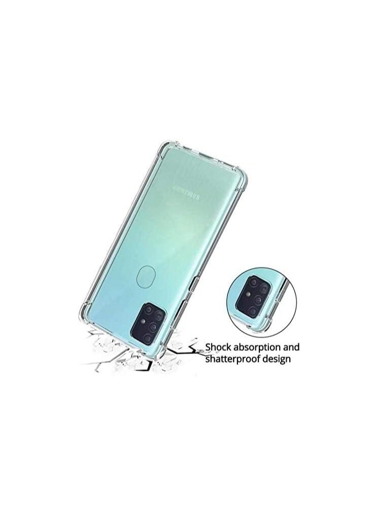 For Samsung Galaxy A21S Back King Kong super protection 4 cornal - clear