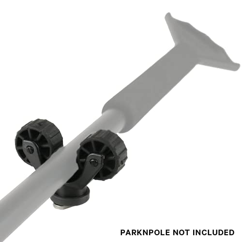 YakAttack ParkNPole RotoGrip Pole Holder | Stakeout Pole Holder | Track Mount Kayak Accessories | 2.4" Low Profile | Made in USA | Compatible with GearTrac, MightyMount & More | Kayak Rail Accessory - Image 3