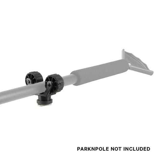 YakAttack ParkNPole RotoGrip Pole Holder | Stakeout Pole Holder | Track Mount Kayak Accessories | 2.4" Low Profile | Made in USA | Compatible with GearTrac, MightyMount & More | Kayak Rail Accessory - Image 2