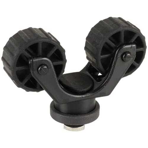 YakAttack ParkNPole RotoGrip Pole Holder | Stakeout Pole Holder | Track Mount Kayak Accessories | 2.4" Low Profile | Made in USA | Compatible with GearTrac, MightyMount & More | Kayak Rail Accessory - Image 1
