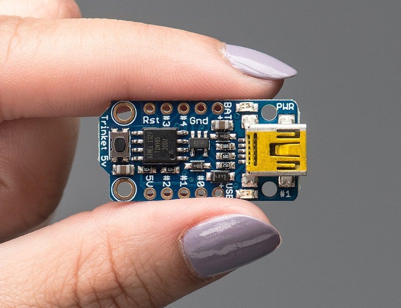 Adafruit Trinket - Mini Microcontroller - 5V Logic [ADA1501] - Image 1