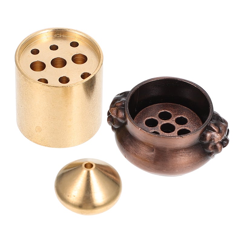 3Pcs Incense Censers Decorative Incense Trays Fragrance Holders (Assorted Color) - Image 1