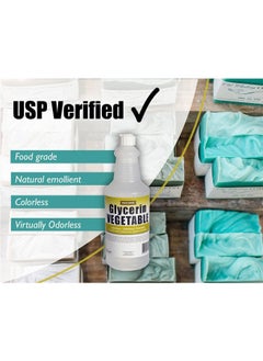 Sanco Industries Vegetable Glycerin - 1 Quart (32oz) - All Natural, USP Grade - Food Grade Liquid Glycerin  - Image 3