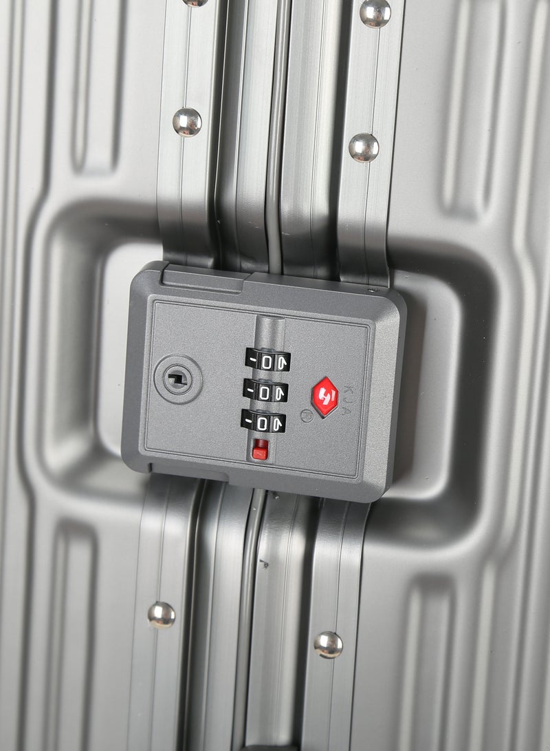 فيبتور مجموعة أمتعة PC ذات الجانب الصلب بدون سحاب مكونة من 3 قطع حقيبة سفر قابلة للقفل TSA مع حامل أكواب 20/25/29 بوصة - Image 5