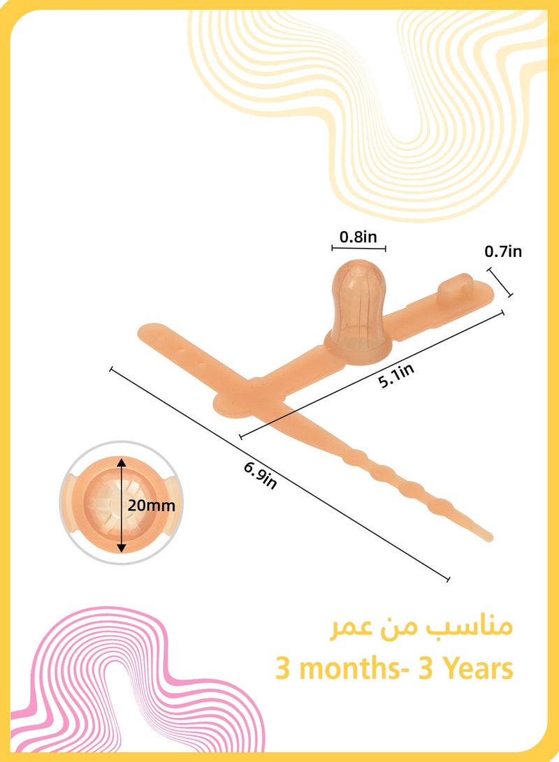 واقي لمنع مص الإبهام للأطفال، مصنوع من السيليكون الآمن، سوار قابل للتعديل، يساعد في التخلص من العادة خلال 4 أسابيع، يناسب كلا اليدين - Image 2