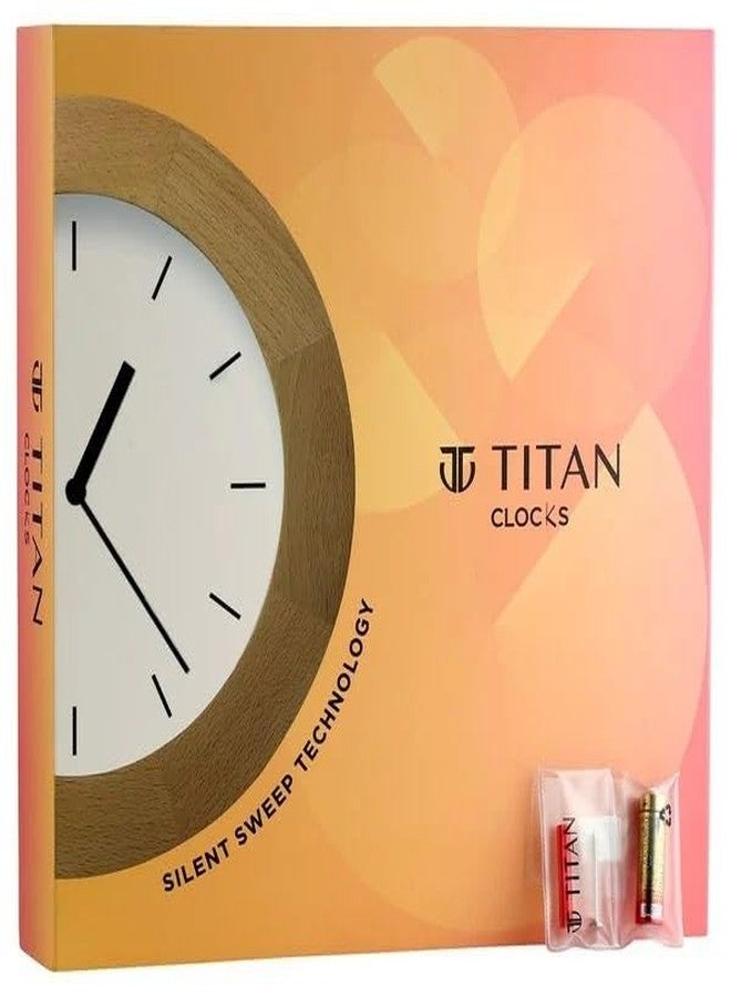 Titan Contemporary Ana-Digi Wall Clock with Thermometer W0100PC02 - Image 2