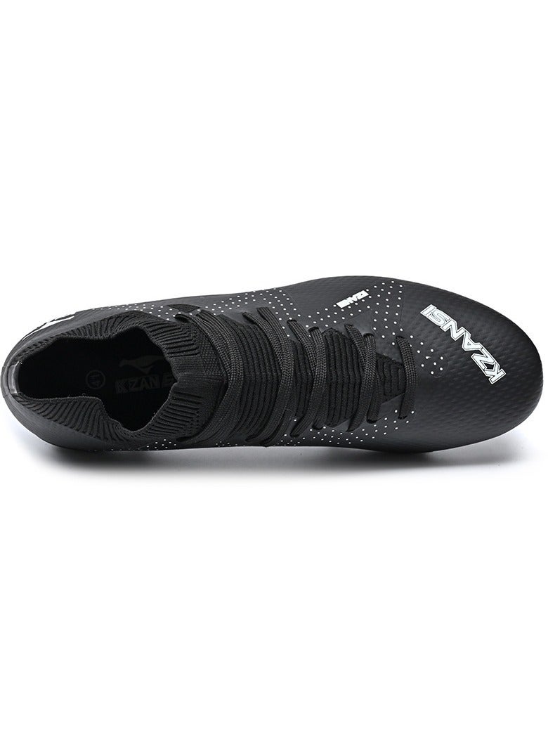 SKT Shiketro Adult Non-Slip Professional Training Football Shoes, Fold-Resistant And Non-Deformable, High-Top Protective Breathable Long-Spike Shoes, Suitable For Men And Women On Artificial Grass - Image 3