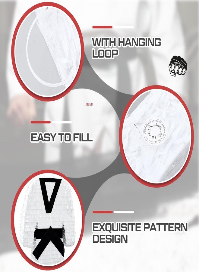 مايتيز بينياتا فنون الدفاع عن النفس من مايتيز، بينياتا نينجا مع عصا وعصابة للعينين، 15.75 × 11.8 × 3.5 بوصة، زينة عيد ميلاد كاراتيه، لوازم حفلات تايكوندو للمحاربين، لعبة للكبار - Image 3