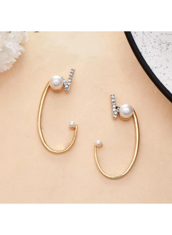 فويلا أقراط فويلا مطلية بالنحاس