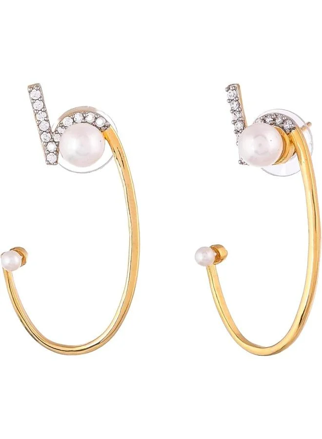 فويلا أقراط فويلا مطلية بالنحاس