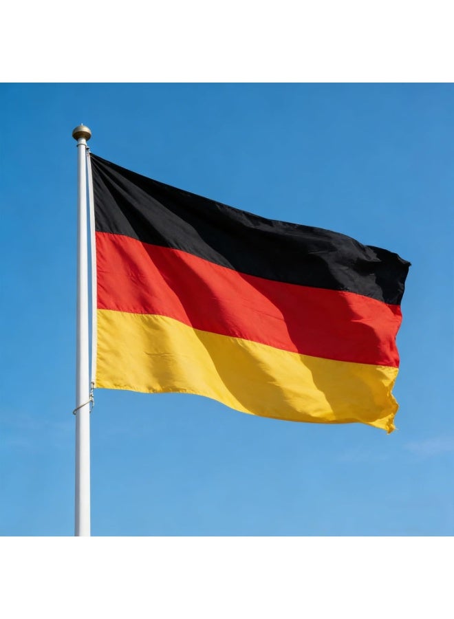 Germany Flag 3—5 Ft (150—90CM) Polyester Banner with Grommets for Outdoor & FIFA World Cup 2026 Decor - Image 2