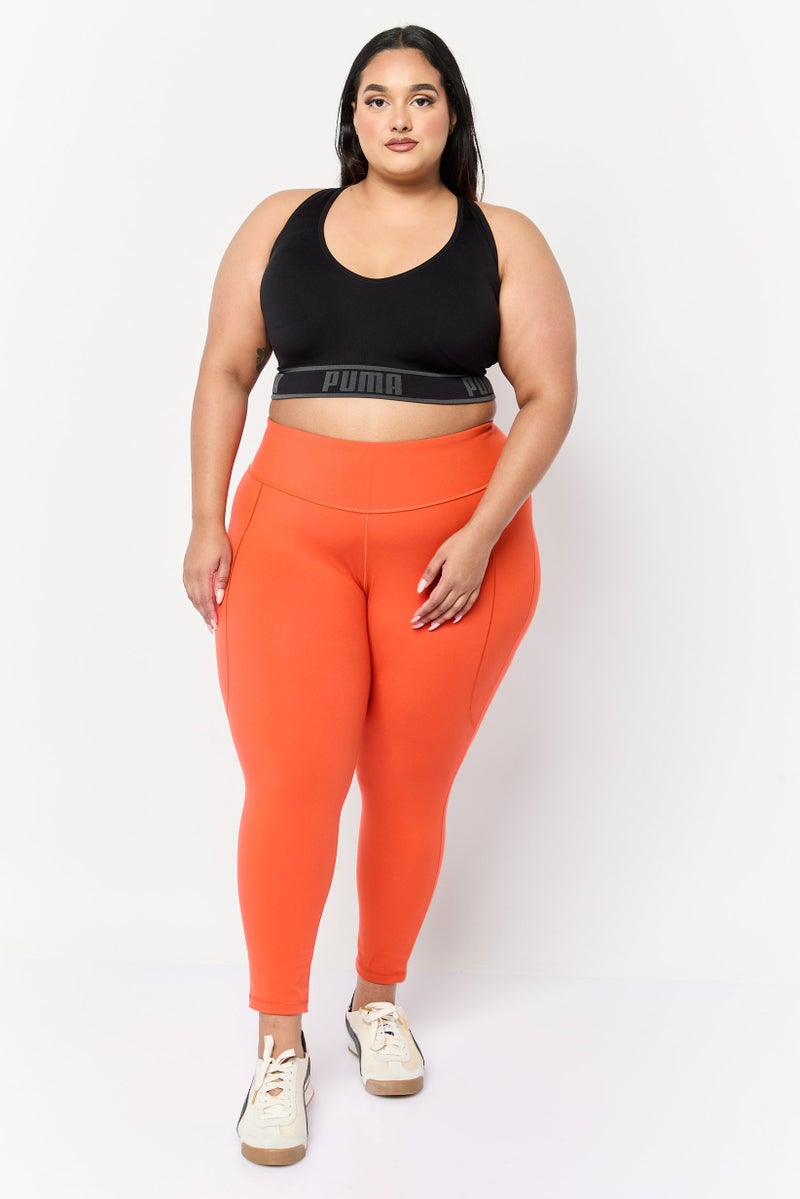 PUMA Women Brand Logo Padded Sports Bra, Black - Image 4