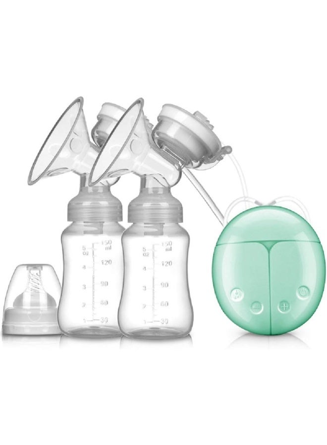 مضخات الثدي الكهربائية المزدوجة فتيهغ - مضخات حليب الثدي الكهربائية القوية USB لتغذية الأطفال - Image 1