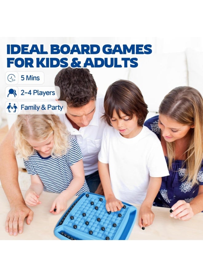 Magnet Chess Game 15 Pieces + Dice, Magnetic Board Game for Kids and Adults, Family Educational Game for Ages 8+, Develops Logical Thinking and Concentration, Multiplayer Fun 2-4 Players, Stress Relief and Parent-Child Interaction, Portable Magnetic Game for Travel, Party, Home, Creative Strategy Challenge - Image 4