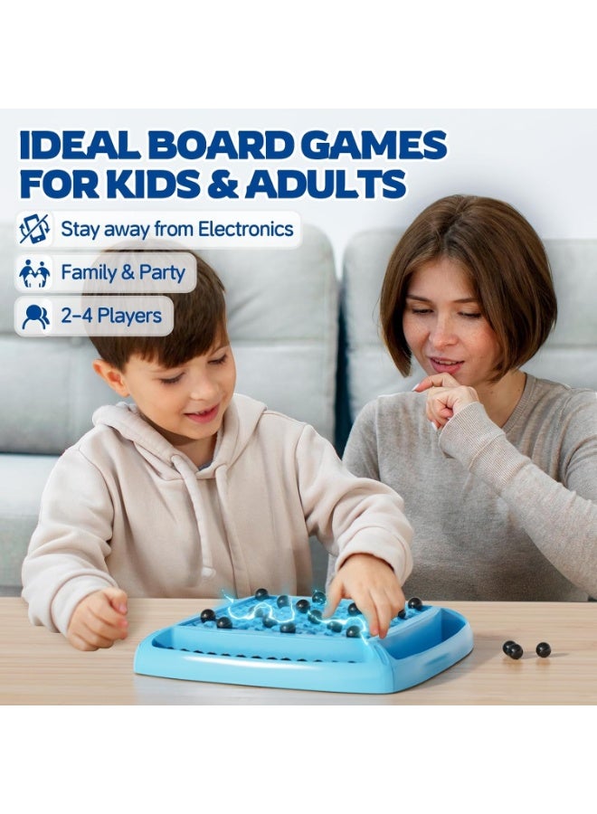 Magnet Chess Game 15 Pieces + Dice, Magnetic Board Game for Kids and Adults, Family Educational Game for Ages 8+, Develops Logical Thinking and Concentration, Multiplayer Fun 2-4 Players, Stress Relief and Parent-Child Interaction, Portable Magnetic Game for Travel, Party, Home, Creative Strategy Challenge - Image 2