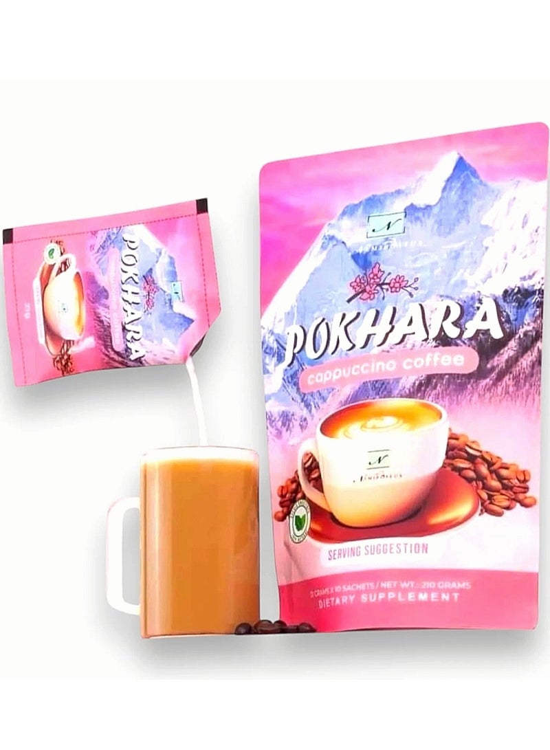 NAMIROSEUS pokhara cappuccino coffee 10 kantong * 210 gram . - Image 2