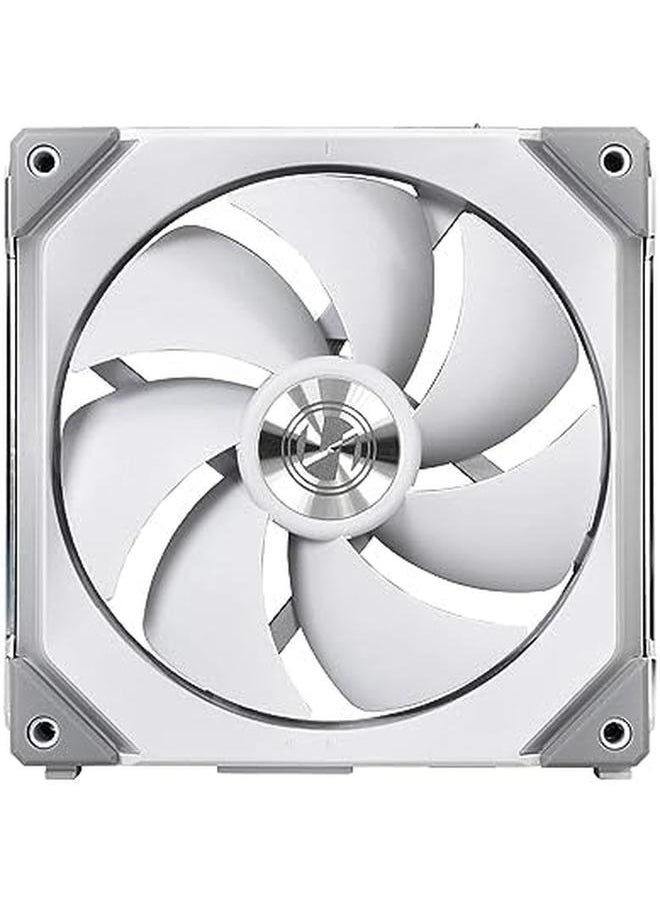 LIAN LI - Uni Fan Sl140 Double Pack White With Controller Argb 140Mm Led Pwm Daisy Chain Sl140 2 White Cooler - Image 1