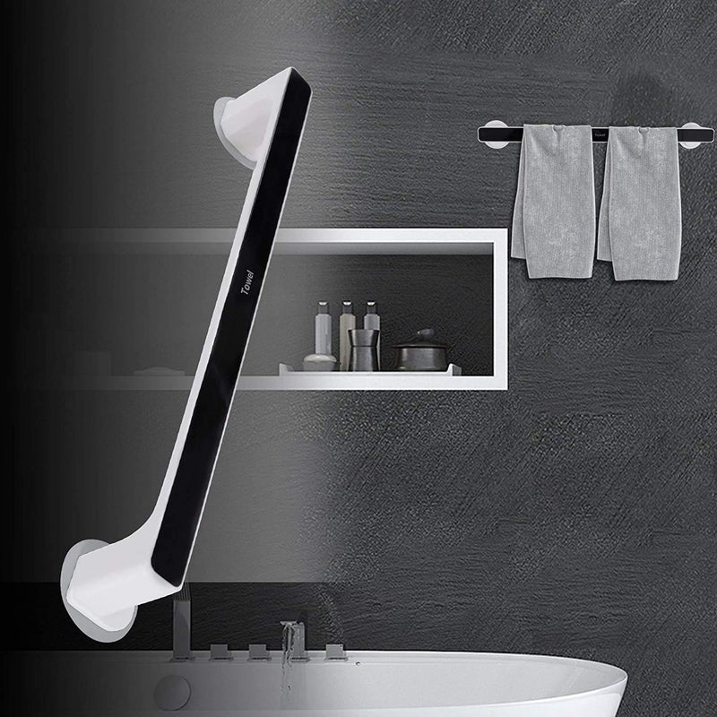 YARAX YARAX Plastic Self Adhesive Wall Mount Paper Towel Holder for Kitchen Bathroom Toilet, Under Cabinet, Garage, Laundry, Pantry- No Drilling (46 Cm.)  - Image 3