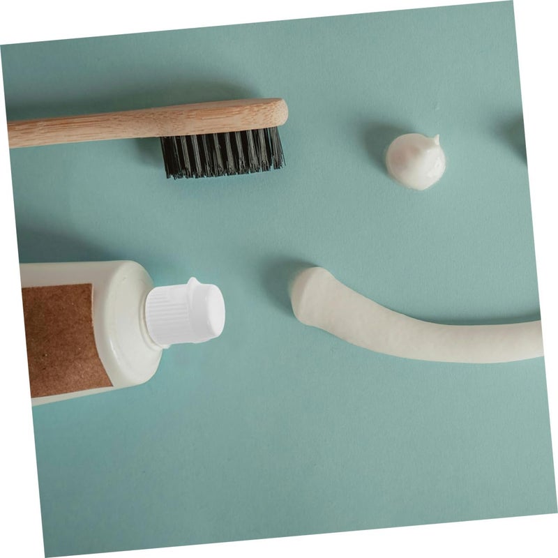 100Pcs White Plastic Toothpaste Flip Caps Toppers for Soft Tubes Travel Bathroom Accessories - Image 5