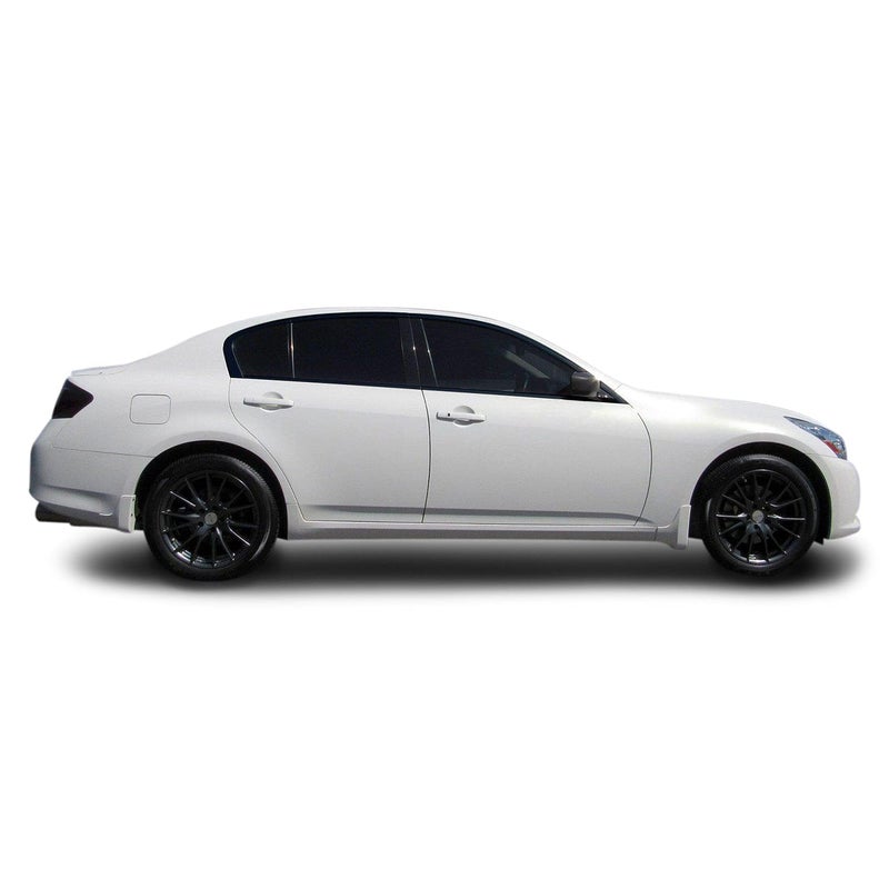 SlickMod SlickMod Chrome Delete Blackout Vinyl Overlay for 2007-2015 Infiniti G35 G37 Q40 Sedan Window Trim (Gloss Black)  - Image 1