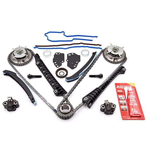 NMN Precision Camshaft Timing Chain Kit 3R2Z-6A257-DA Compatible with Ford & Lincoln Vehicles - 5.4L 24 Valve Triton Expedition, F-150, F-250, F-350 Super Duty, Mark LT, Navigator, FT54XLB06 - Image 3