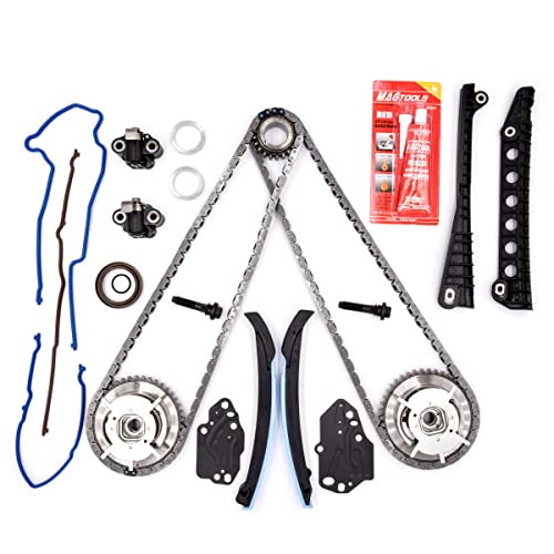 NMN Precision Camshaft Timing Chain Kit 3R2Z-6A257-DA Compatible with Ford & Lincoln Vehicles - 5.4L 24 Valve Triton Expedition, F-150, F-250, F-350 Super Duty, Mark LT, Navigator, FT54XLB06 - Image 2