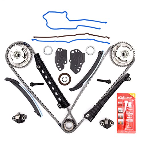 NMN Precision Camshaft Timing Chain Kit 3R2Z-6A257-DA Compatible with Ford & Lincoln Vehicles - 5.4L 24 Valve Triton Expedition, F-150, F-250, F-350 Super Duty, Mark LT, Navigator, FT54XLB06 - Image 1