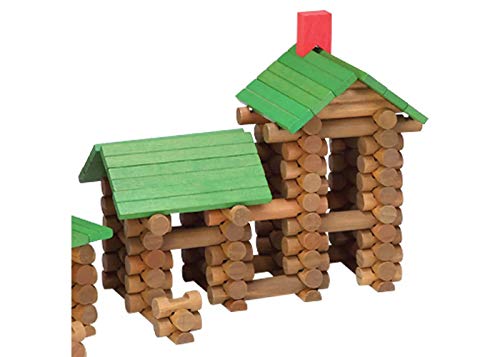 Maxim Enterprise, Tumble Tree Timbers Wood Building Set 450 Pieces Build Log Cabins Educational STEM Toy - Image 5