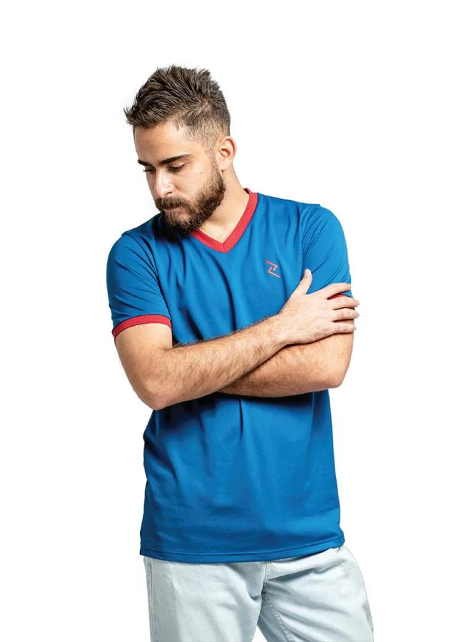 ZAECY Men's V-Neck T-shirt