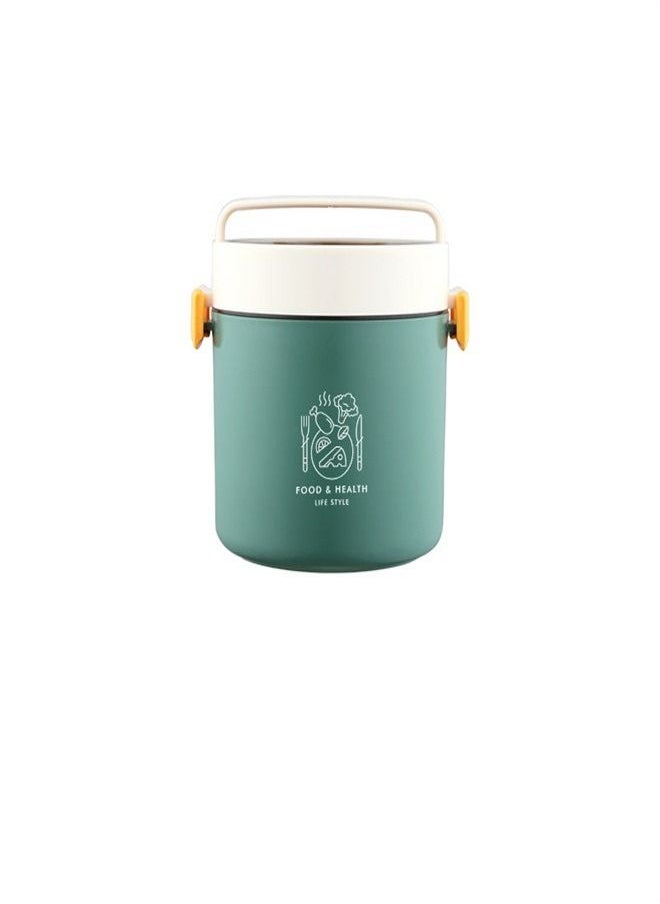 Loquat Round Single-Layer Plastic Lunch Box 