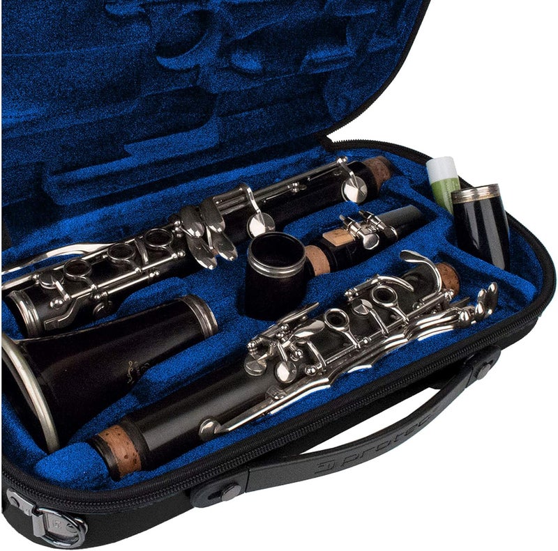 Pro-Tec ZIP Series Micro-Sized ABS Protection Clarinet Case, Black (BM307) - Image 2