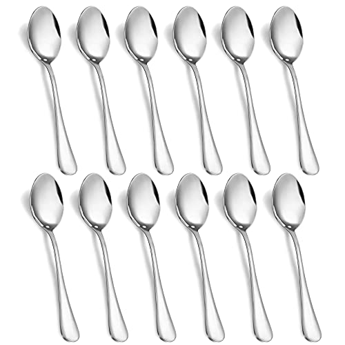 Comicfs 12-Piece Demitasse Espresso Spoons, Mini Coffee Spoon, 5 Inches Stainless Steel Small Spoons for Dessert, Tea, Appetizer - Image 1