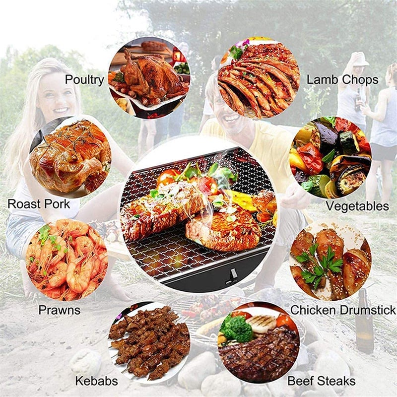 Arcanine Arcanine Grill Stack Rack Portable Compact Folding Stainless Steel Camping BBQ Tube Roaster Stand for Cooking Outdoor Backpackers  - Image 3