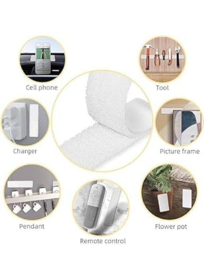 Generic Heavy Duty Double Sided Resealable Mounting Tape Waterproof Adhesive Tapes for Indoor Outdoor Use for Holding Photo Frame and Tools - White - 5m*2.5cm)  - Image 1