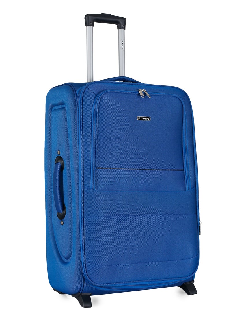 STARLIFE Set of 3 Light Weight Polyester Trolley Luggage 2 Wheels With Number Lock 20,24,28 Inches - Image 4