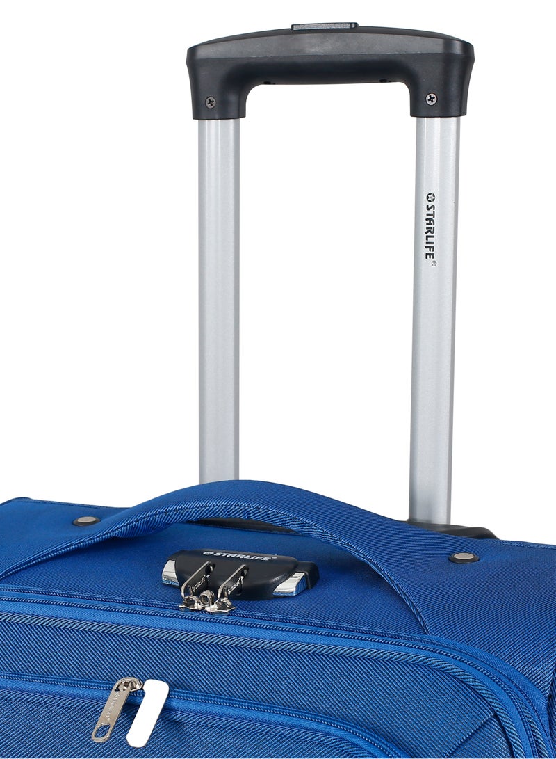 STARLIFE Set of 3 Light Weight Polyester Trolley Luggage 2 Wheels With Number Lock 20,24,28 Inches - Image 5