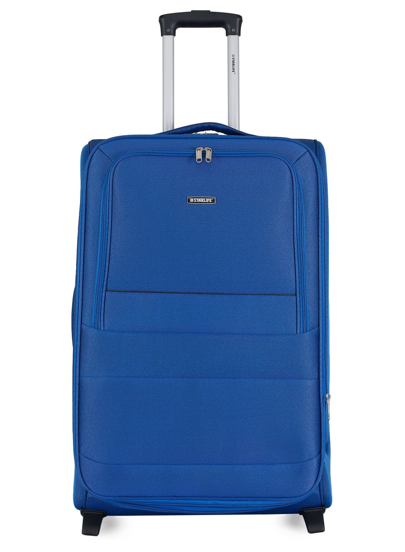 STARLIFE Set of 3 Light Weight Polyester Trolley Luggage 2 Wheels With Number Lock 20,24,28 Inches - Image 2