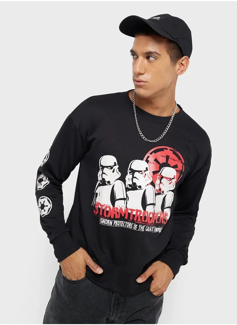 Starwars Star Wars Men'S Oversized Sweatshirt
