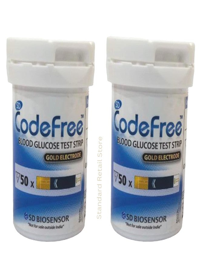 Codefree SD Codefree Blood Glucose Test strips (100) - Image 2