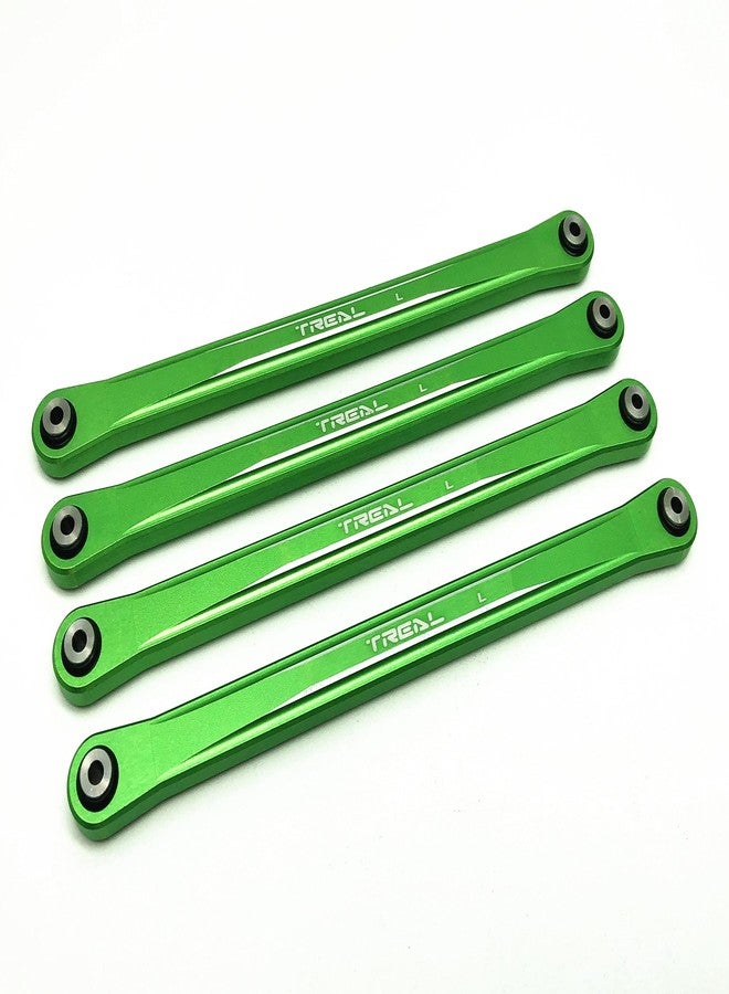 Treal Aluminum 7075 Lower Link Bars (4) Set for Losi LMT (Green) - Image 1