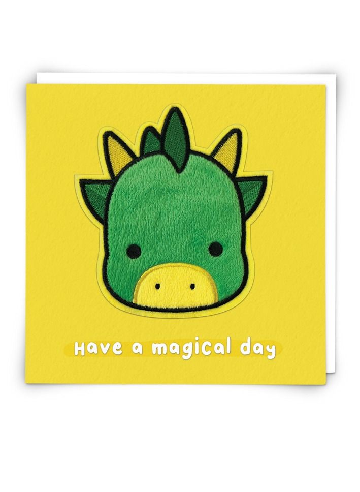 Redback Cards Dexter Dragon Have a Magical Day Greeting Card