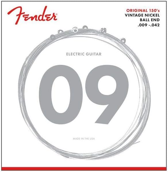 Fender Original 150 Electric Guitar Strings Pure Nickel Wound Ball End 150L 009042 - Image 1